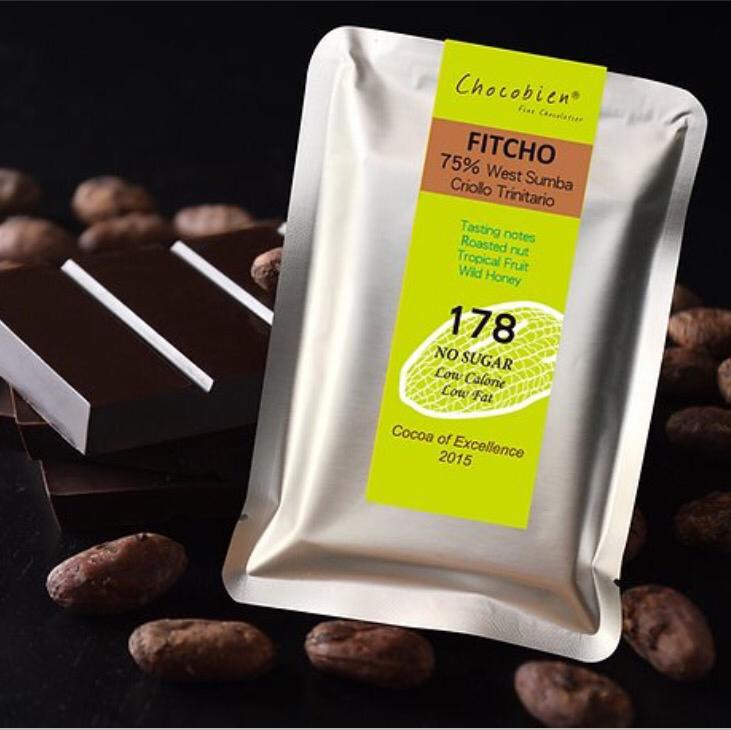 Chocobien Chocolatier - FITCHO 無糖高蛋白75%朱古力